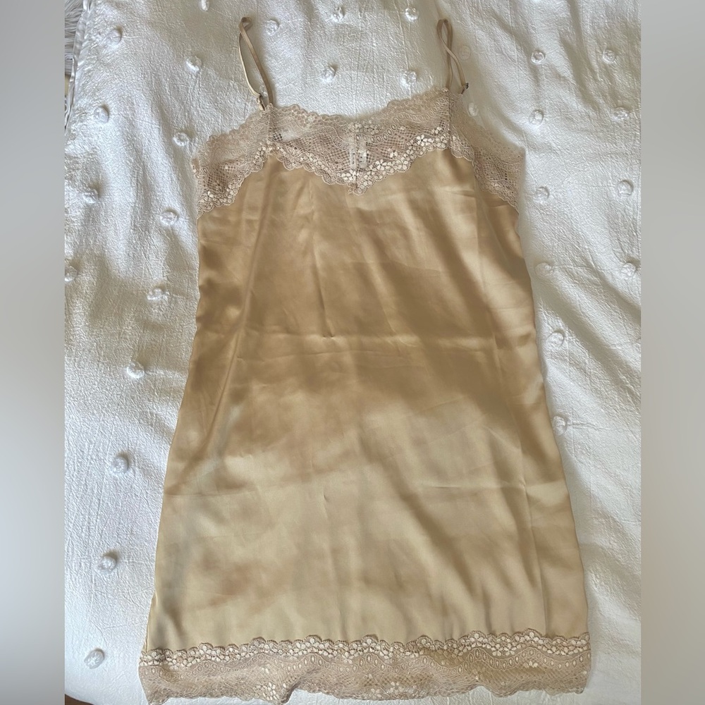 F21 Silk Slip Dress